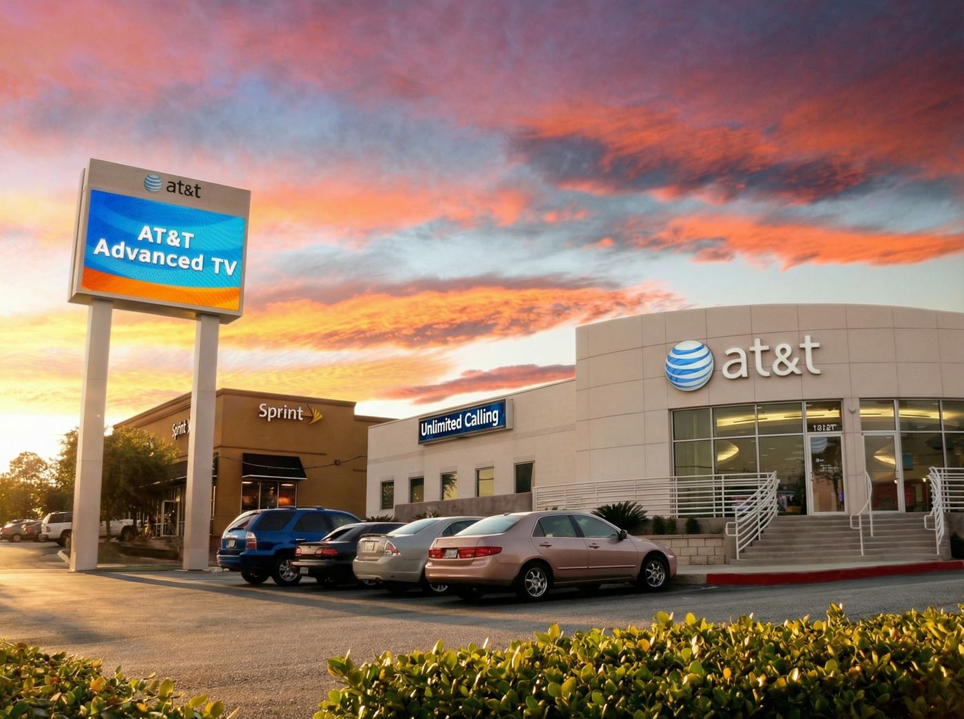 AT&T digital sign in Texas